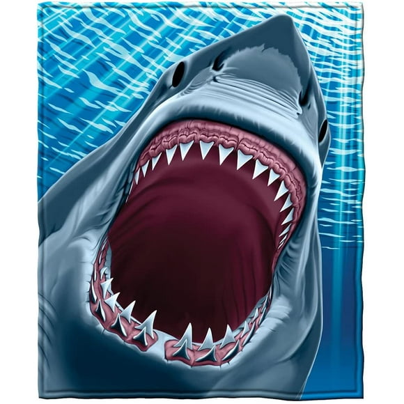 HommomH Shark Blanket 40x50 Ocean Fish Soft Fluffy Fleece Throw for Sofa Bed HommomH Shark Blanket 40x50 Ocean Fish Soft Fluffy Fleece Throw for Sofa Bed